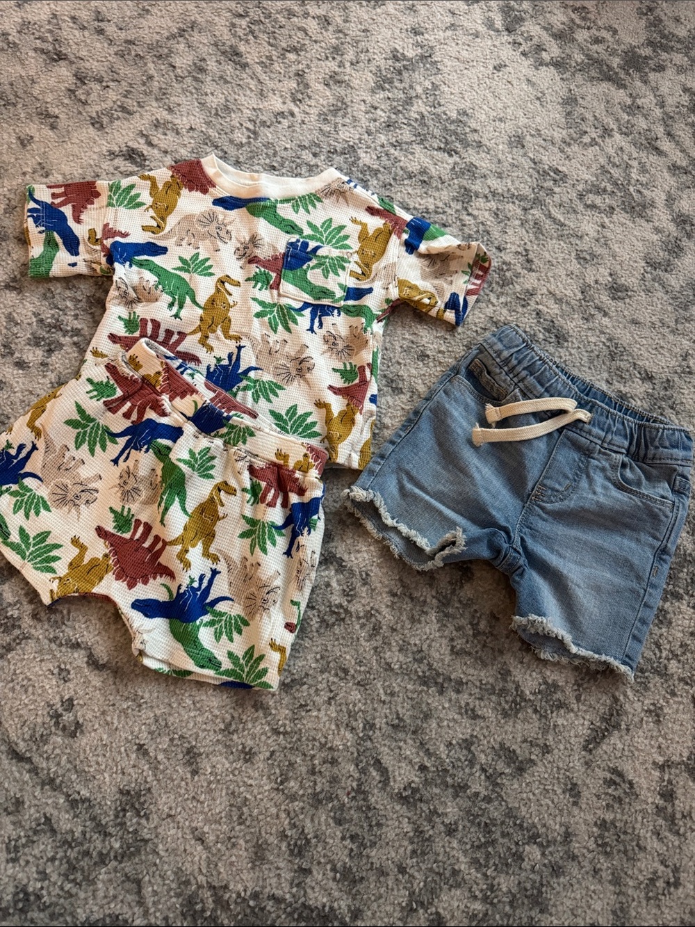 Short Set and Denim Shorts